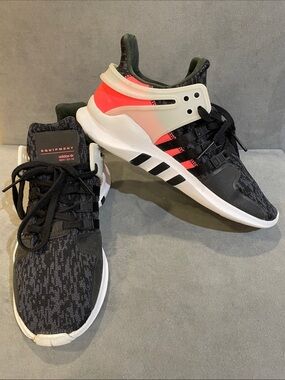 adidas EQT Equipment Women’s 6.5 ADV 91-16 Black Neon Pink Sneakers Streetwear